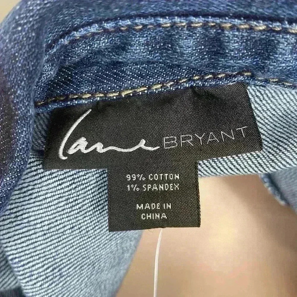 Lane Bryant NWT New Denim Jacket Women's Size 16 - Picture 6 of 8